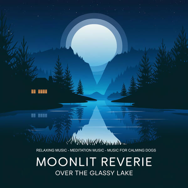 Relaxing Music, Meditation Music, Music for Calming Dogs - Moonlit Reverie over the Glassy Lake