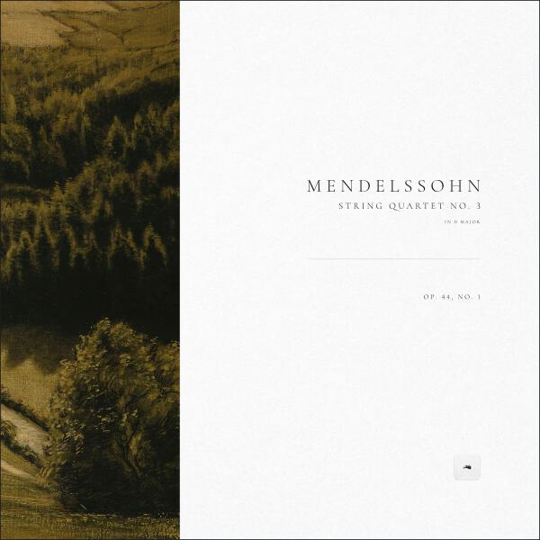 Felix Mendelssohn - String Quartet No. 3 in D Major, Op. 44, No. 1