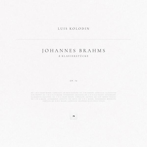Johannes Brahms, Luis Kolodin - 8 Klavierstücke, Op. 76: No. 7 in A Minor. Intermezzo. Moderato semplice