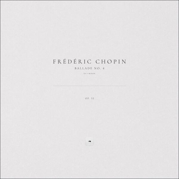 Frédéric Chopin, Classical Archive Stereo Arts - Ballade No. 4 in F Minor, Op. 52
