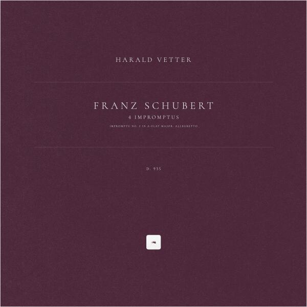 Franz Schubert, Harald Vetter - 4 Impromptus, D. 935: Impromptu No. 2 in A-Flat Major. Allegretto
