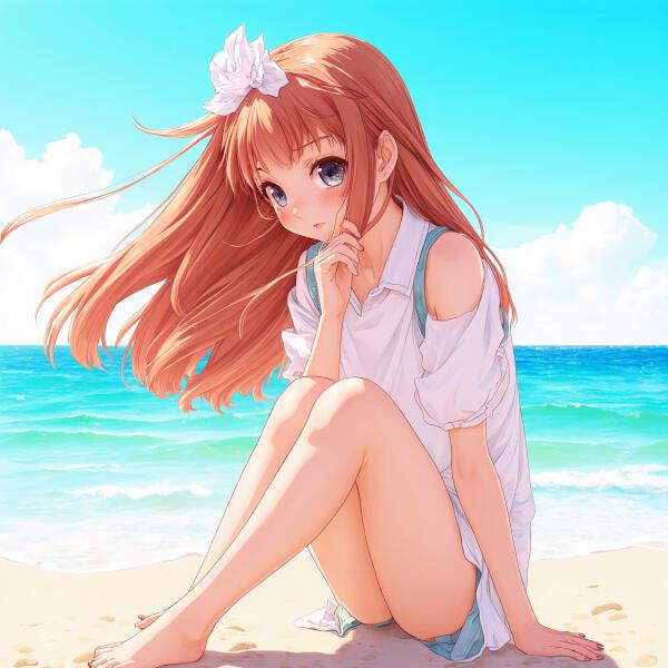 1gloom - on the beach