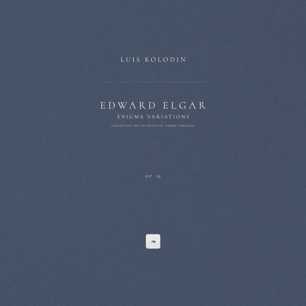 Sir Edward Elgar - Variations on an Original Theme 'Enigma', 'Enigma Variations', Op. 36
